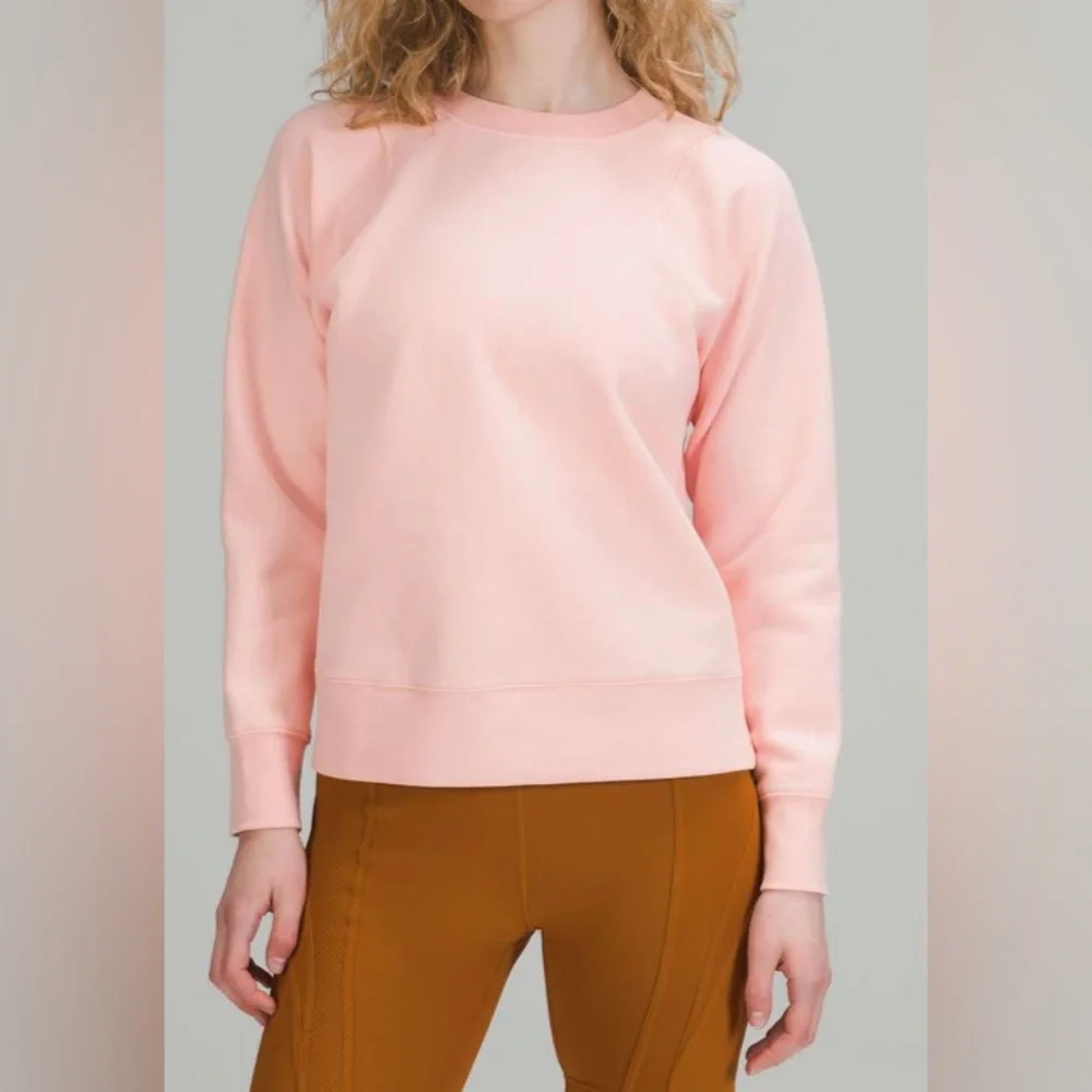 NWOT Lululemon Loungeful Crewneck Pullover Dew Pink